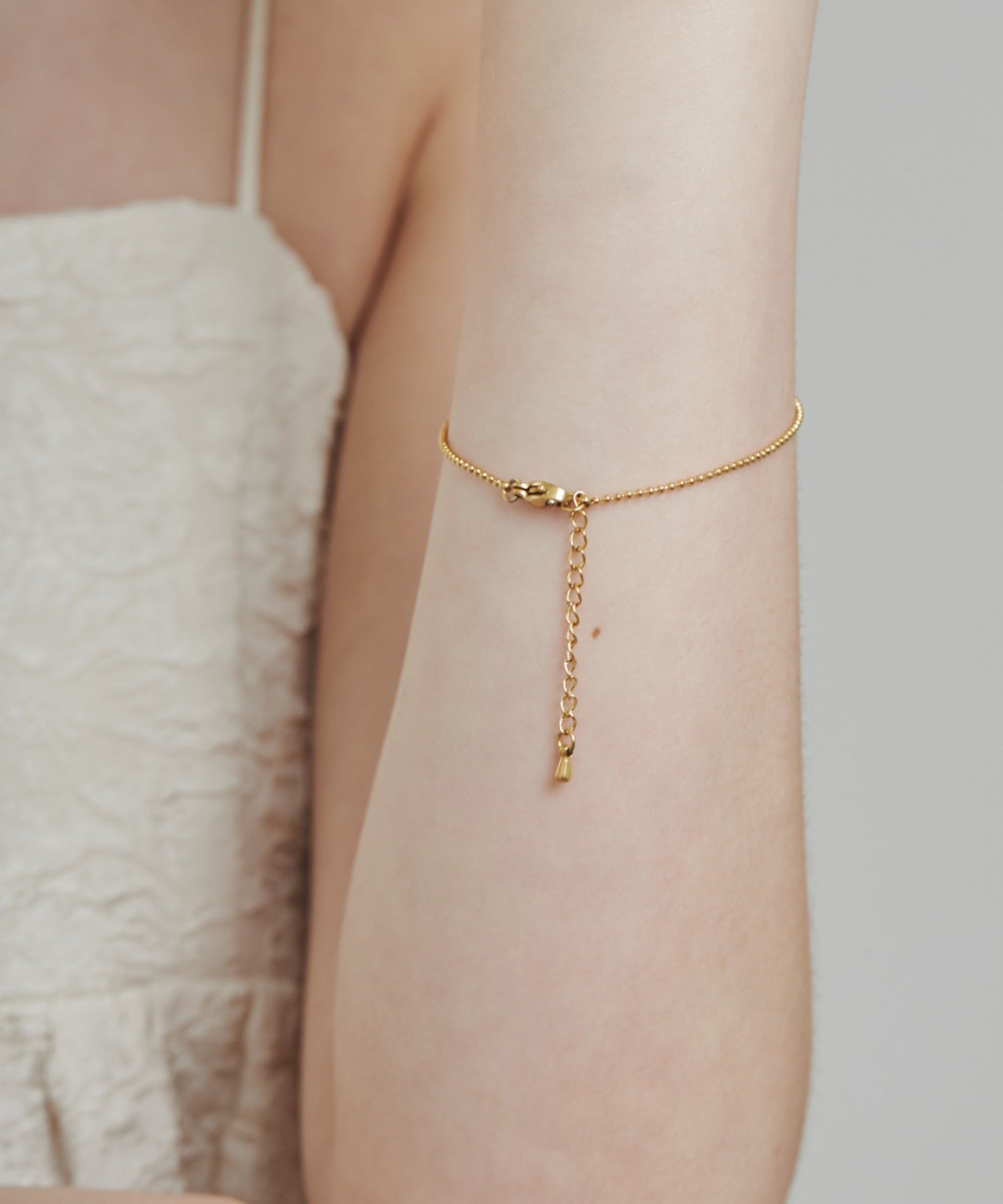 ciite' シーテ ブレスレット 【 金属アレルギー対応 】 シンプルボールチェーンブレスレット サージカルステンレス