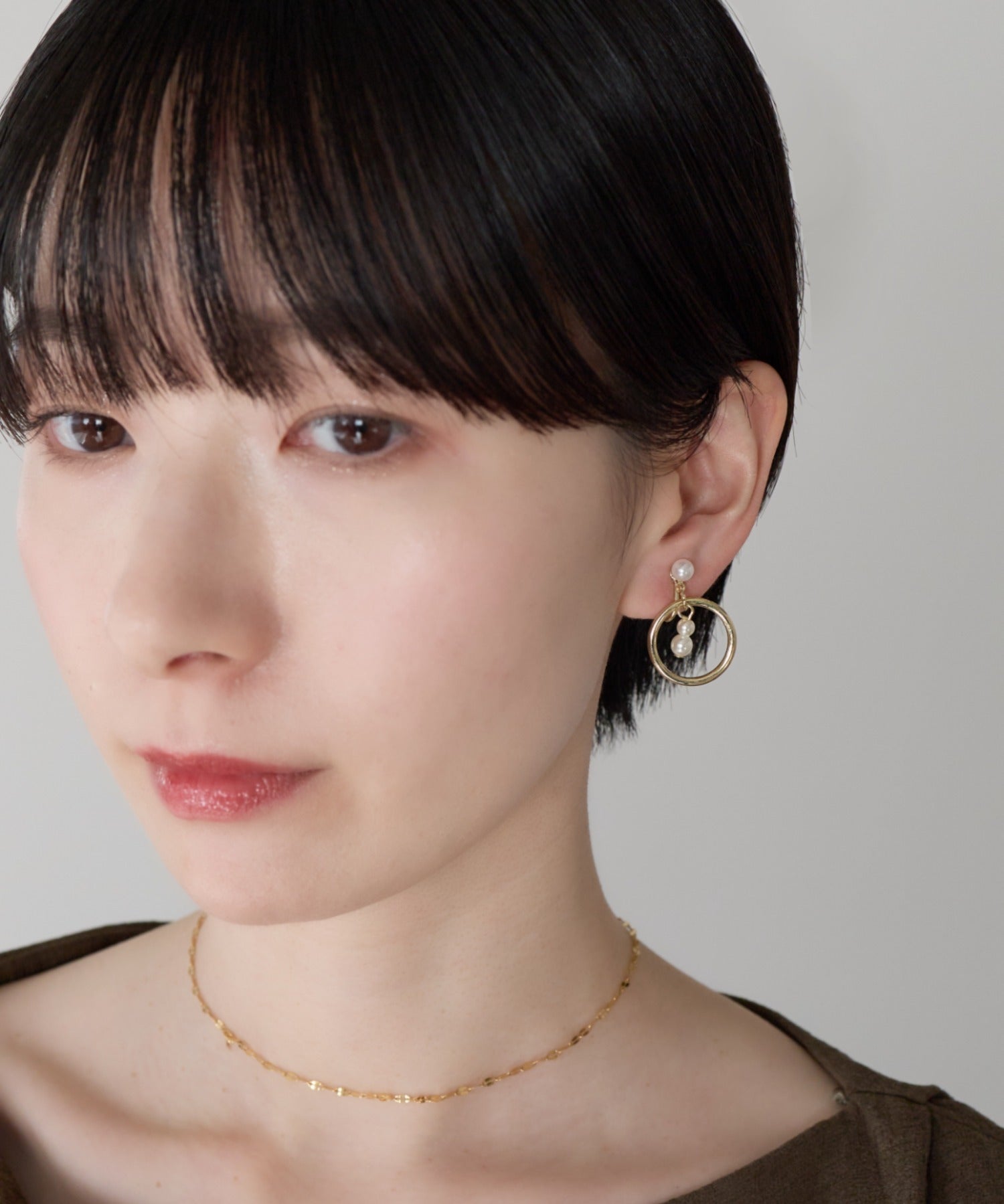 ciite' シーテ イヤリング シリコン付 デザインパール イヤリング
