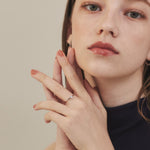 ciite' シーテ リング 【 金属アレルギー対応 】 シンプルビジューリング サージカルステンレス