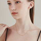 ciite' シーテ ネックレス 【 金属アレルギー対応 】 グリッターチェーンネックレス サージカルステンレス