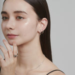ciite' シーテ ピアス（両耳用） 【 金属アレルギー対応 】 シンプルフープイヤリング 3ペアセット サージカルステンレス (両耳用)