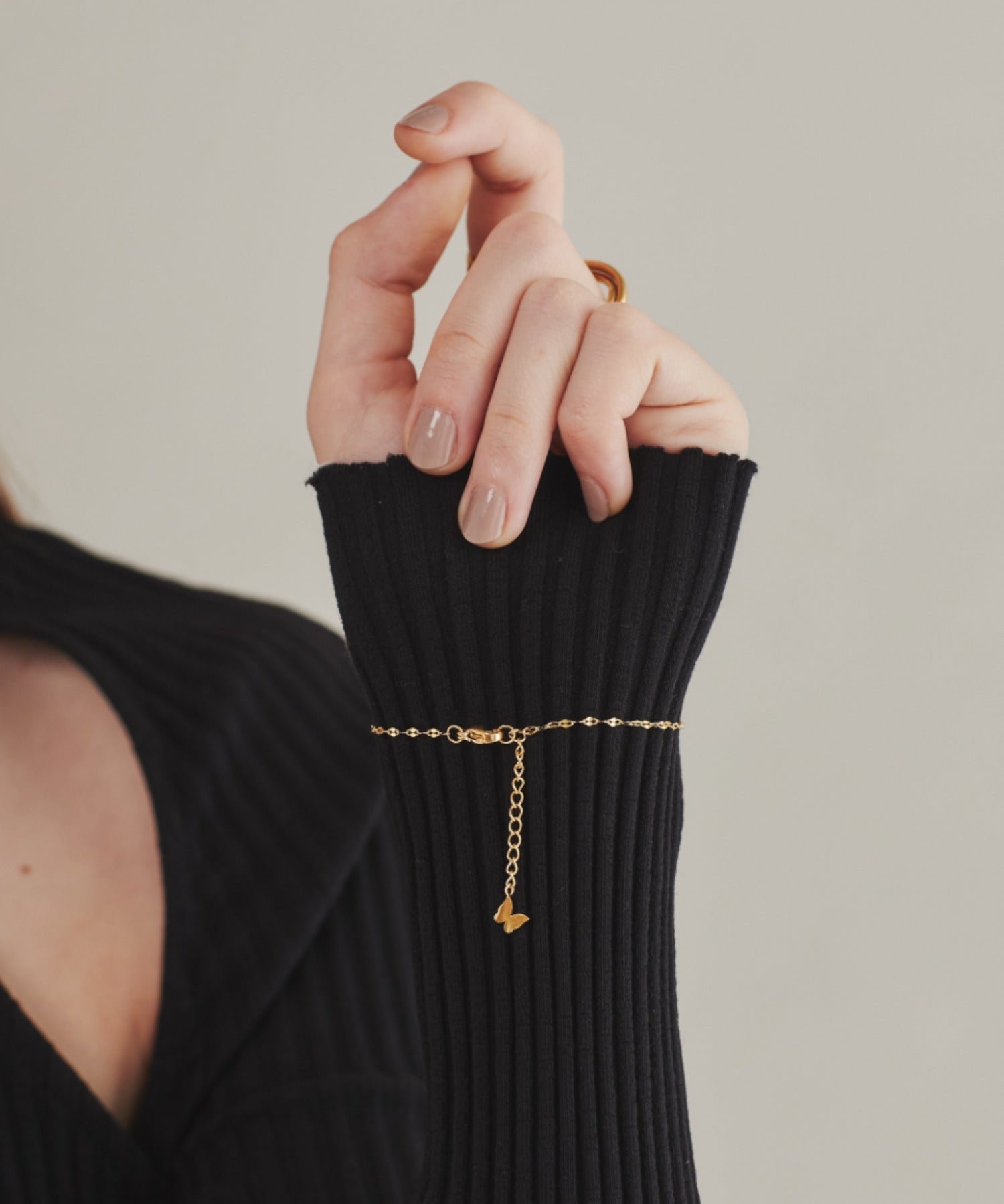 ciite' シーテ ブレスレット 【 金属アレルギー対応 】 バタフライ ブレスレット サージカルステンレス