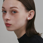 ciite' シーテ イヤリング 【 金属アレルギー対応 】 シンプルパールイヤリング サージカルステンレス (両耳用)