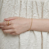 ciite' シーテ ブレスレット 【 金属アレルギー対応 】グリッターチェーンブレスレット サージカルステンレス