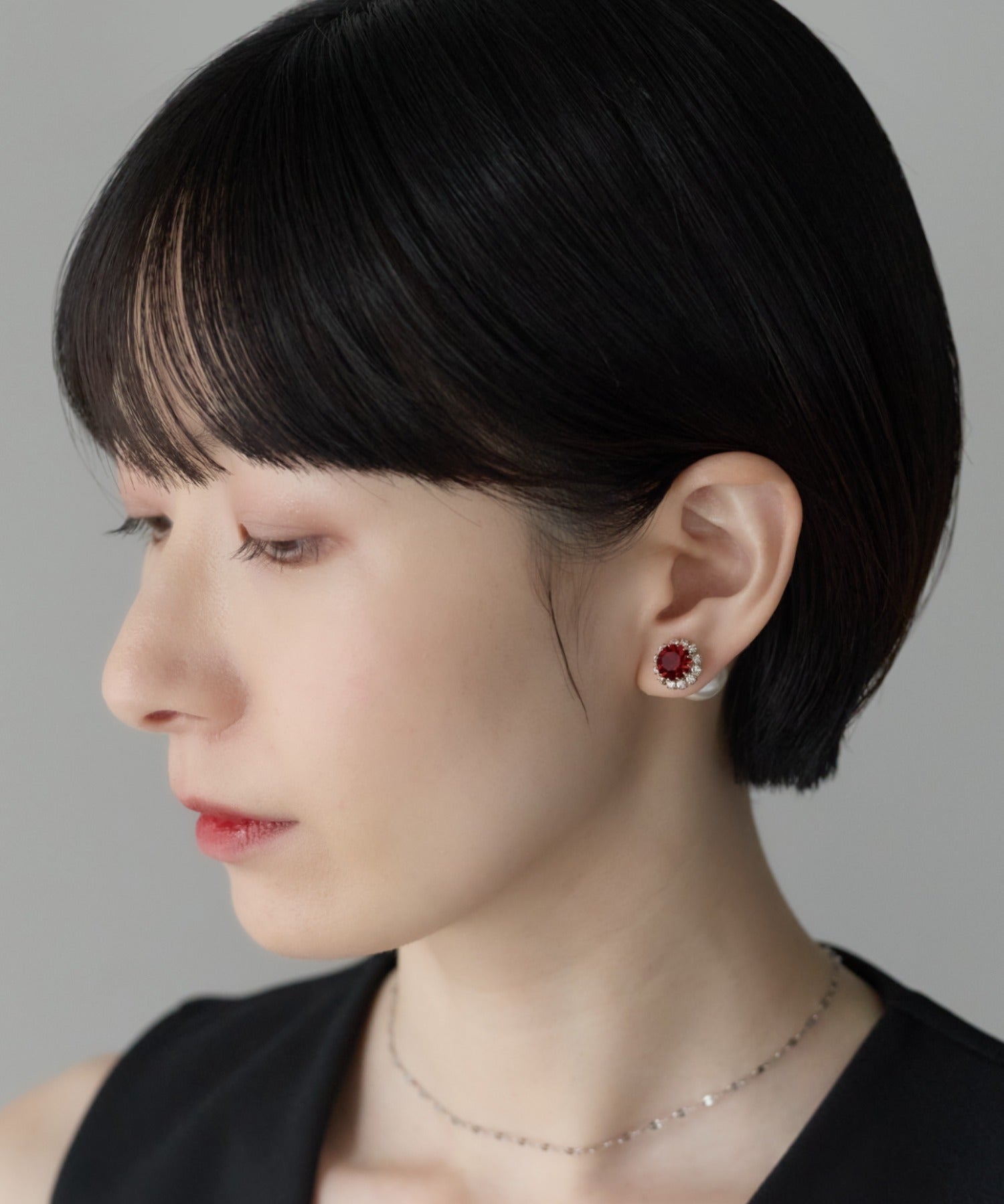 ciite' シーテ ピアス（両耳用） ビジューパールピアス