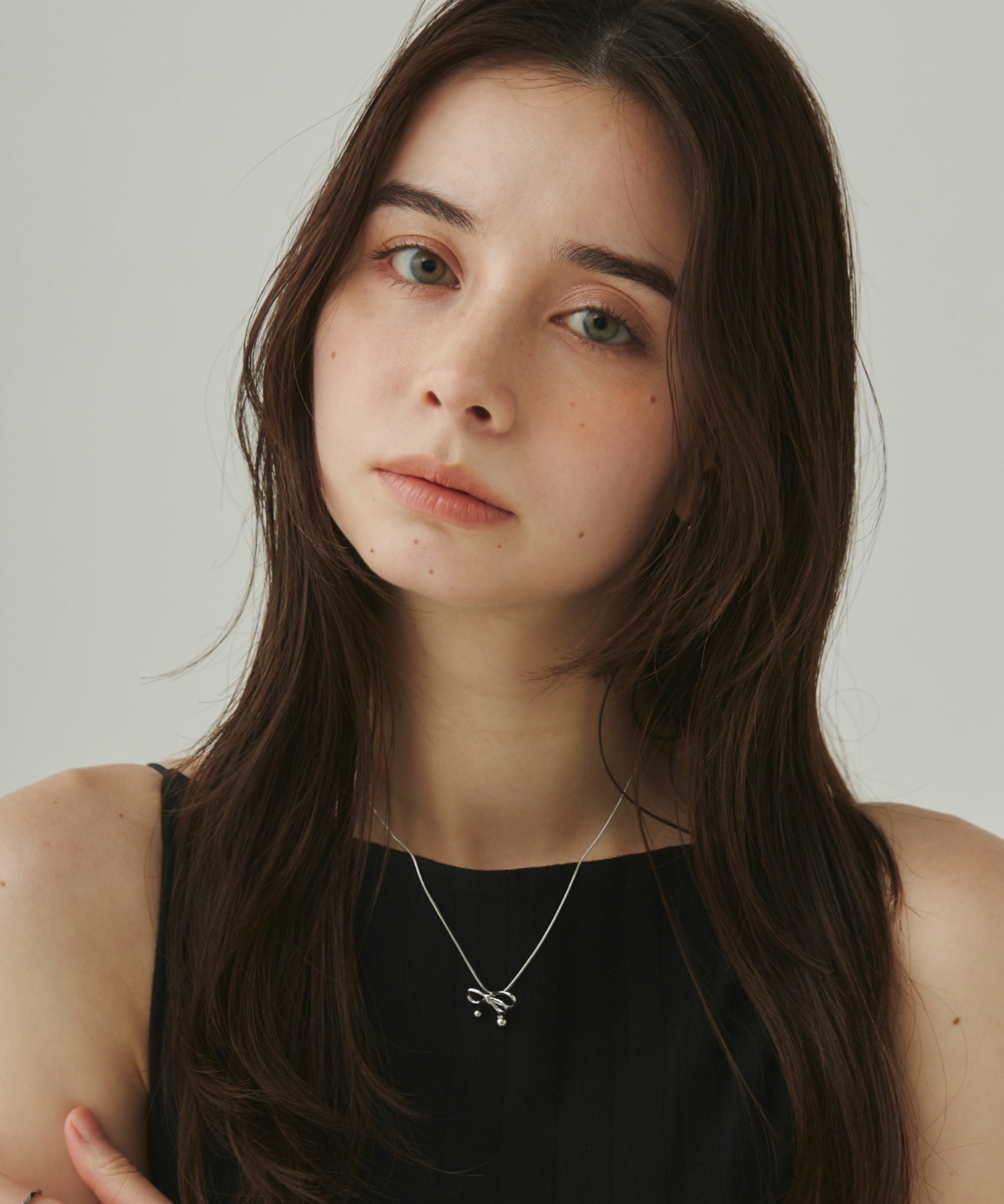 ciite' シーテ ネックレス 【 金属アレルギー対応 】 ミニリボンネックレス サージカルステンレス