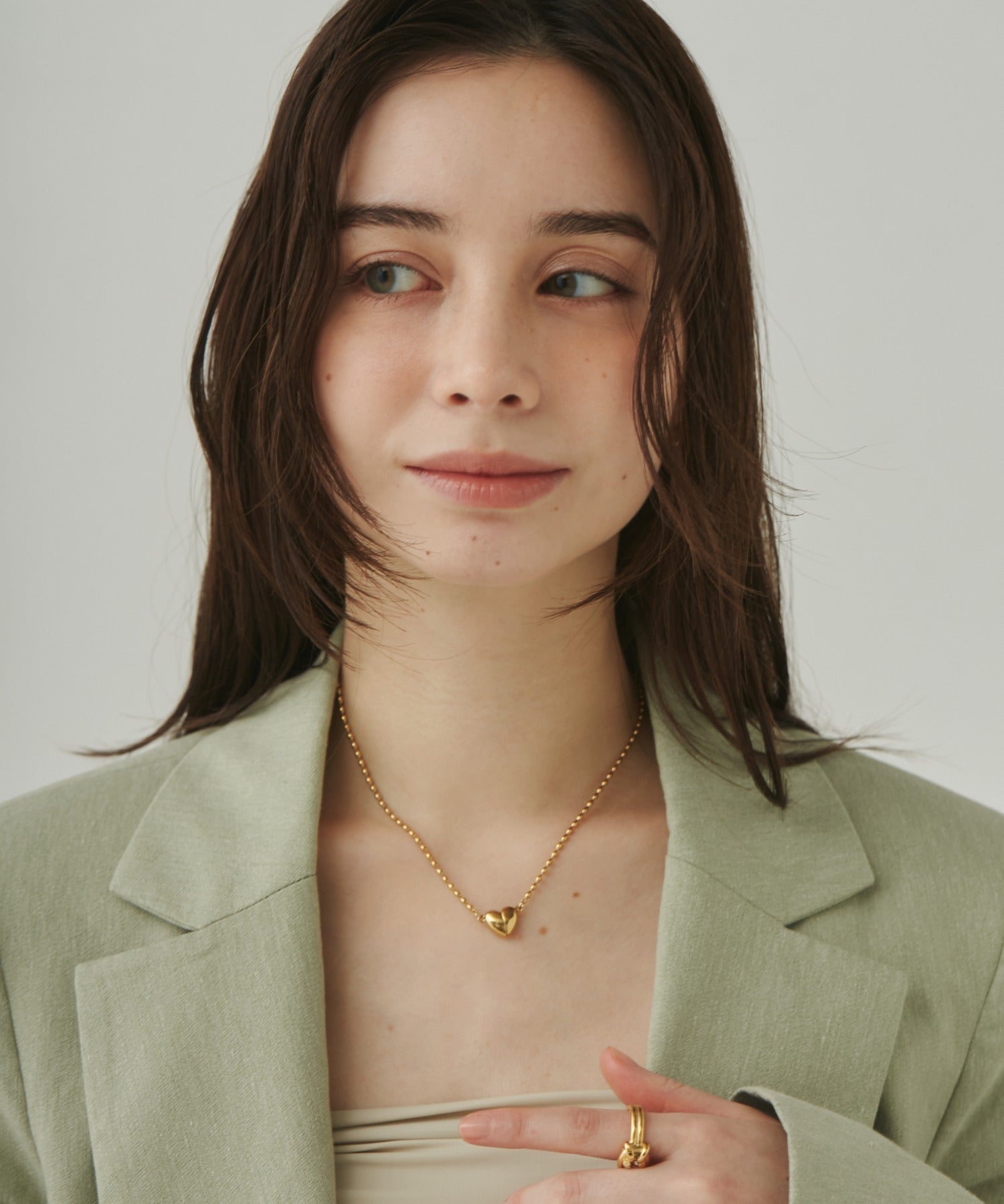 ciite' シーテ ネックレス 【 金属アレルギー対応 】 ミニハートネックレス サージカルステンレス