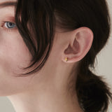 ciite' シーテ ピアス（両耳用） 【 金属アレルギー対応 】 ミニバタフライモチーフピアス サージカルステンレス (両耳用)