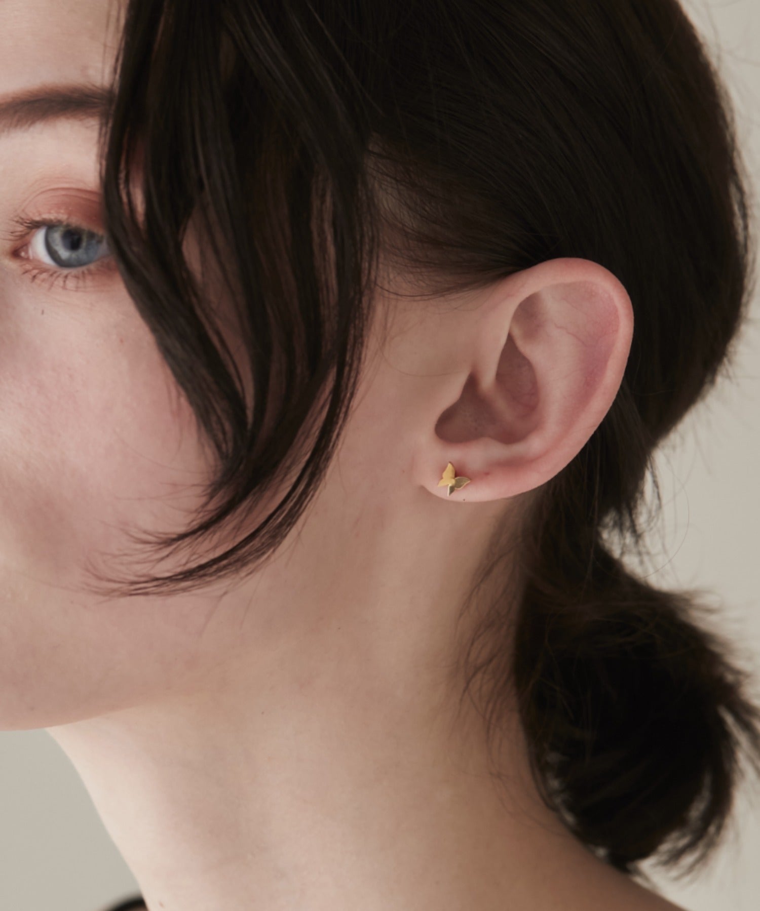 ciite' シーテ ピアス（両耳用） 【 金属アレルギー対応 】 ミニバタフライモチーフピアス サージカルステンレス (両耳用)