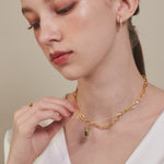 ciite' シーテ ネックレス 【 金属アレルギー対応 】 チェーン & パドロックネックレス 2セット