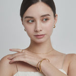 ciite' シーテ ブレスレット 【 金属アレルギー対応 】 クロスバングル サージカルステンレス