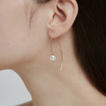 ciite' シーテ ピアス（両耳用） パールフックピアス (両耳用)