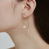 ciite' シーテ ピアス（両耳用） パールフックピアス (両耳用)