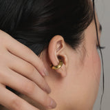 ciite' シーテ イヤーカフ 【 金属アレルギー対応 】 サークルイヤーカフ サージカルステンレス