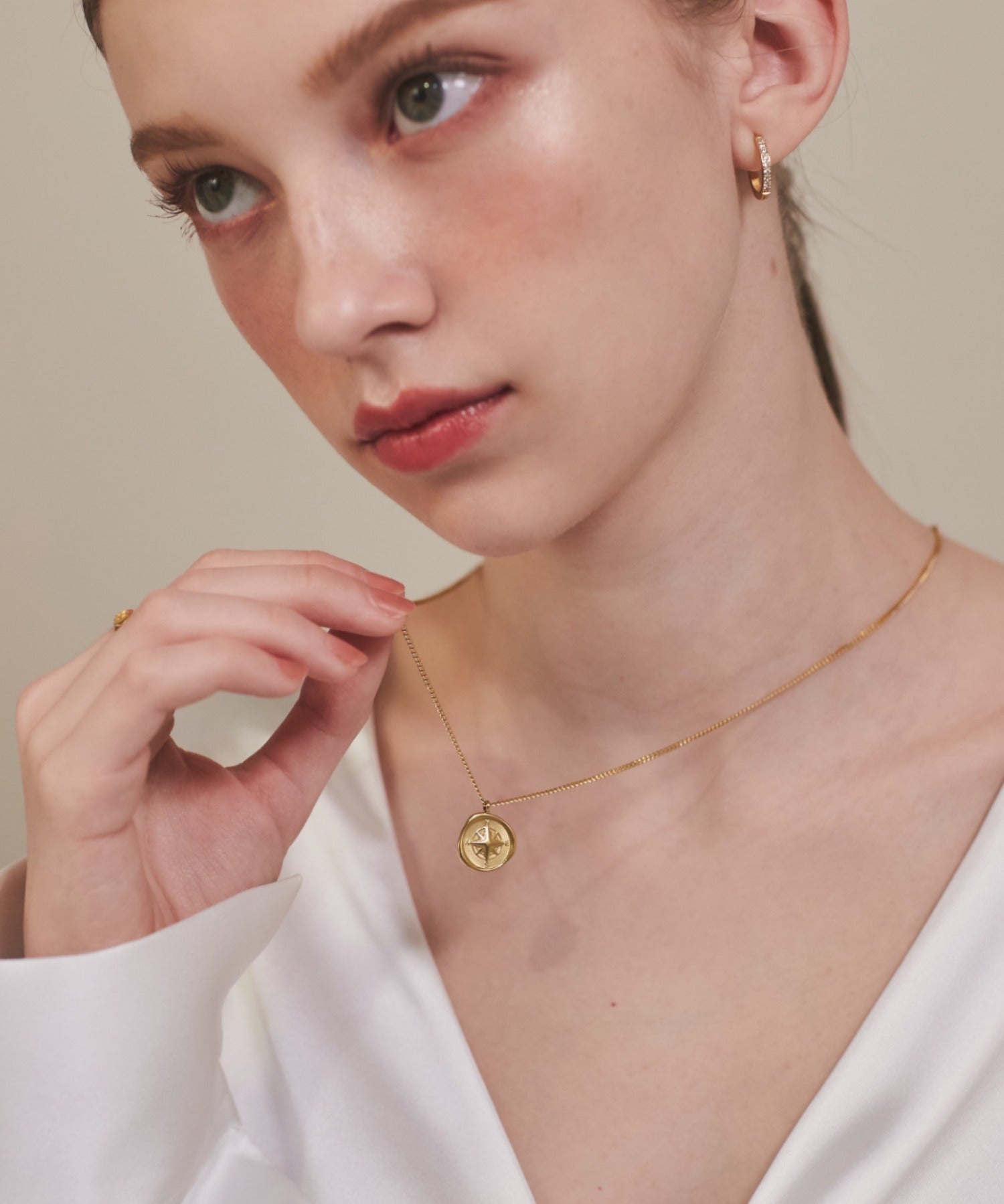 ciite' シーテ ネックレス 【 金属アレルギー対応 】 コインネックレス サージカルステンレス