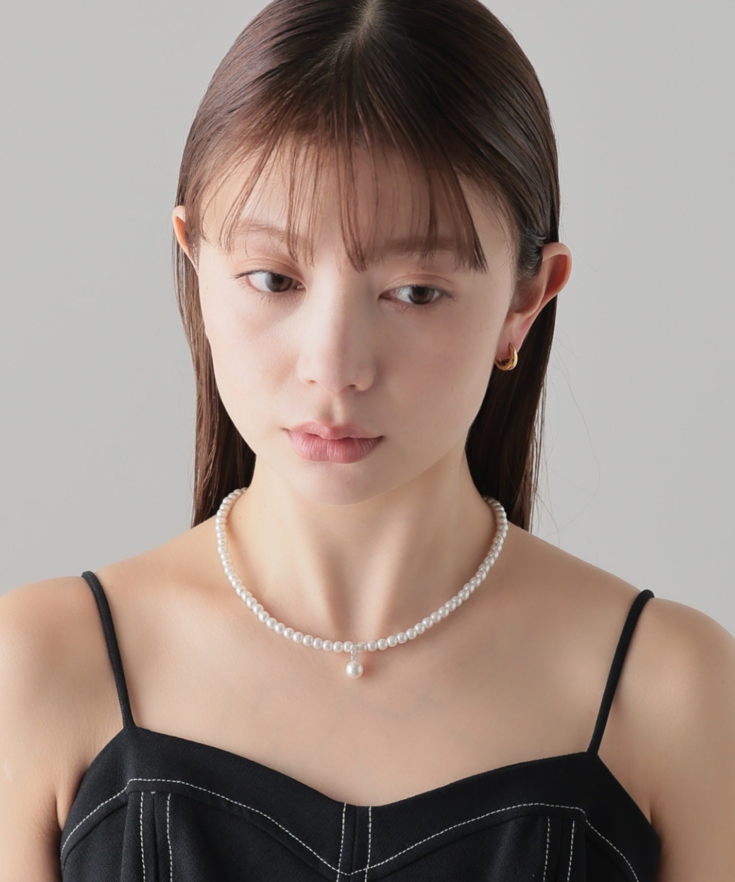 ciite' シーテ ネックレス パールビジュー ネックレス