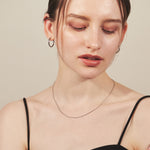 ciite' シーテ ネックレス 【 金属アレルギー対応 】 ツイストチェーンネックレス サージカルステンレス