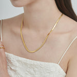 ciite' シーテ ネックレス 【 金属アレルギー対応 】 4mm スネークチェーンネックレス サージカルステンレス