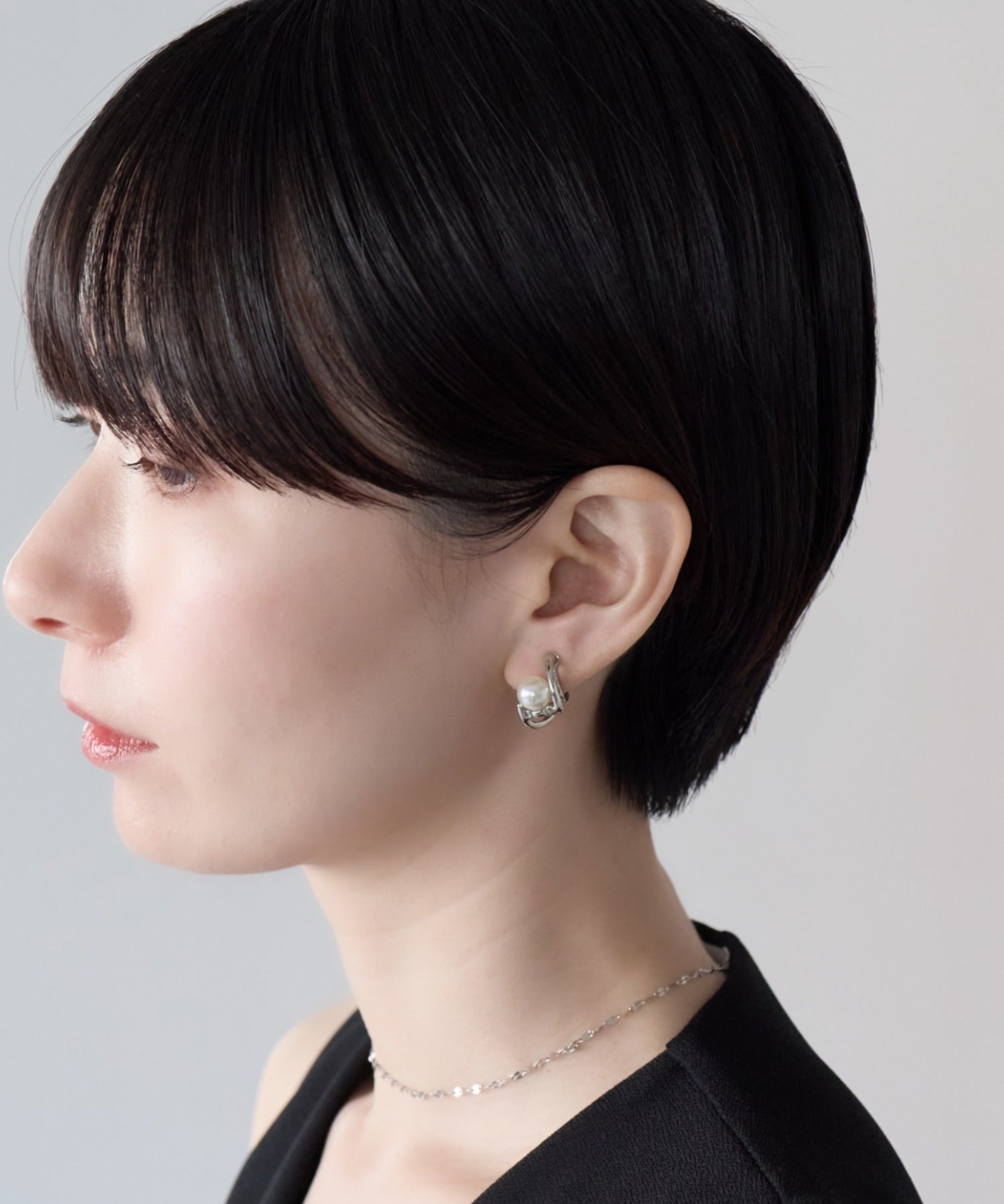 ciite' シーテ イヤリング シリコン付 デザインパール イヤリング