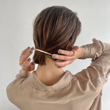 ciite' シーテ バレッタ/ヘアクリップ ワイドムーンバレッタ