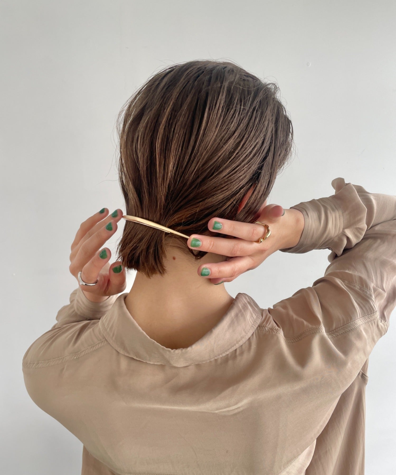 ciite' シーテ バレッタ/ヘアクリップ ワイドムーンバレッタ