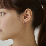 ciite' シーテ ピアス（両耳用） ニュアンス ミニフープピアス（両耳用）