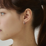 ciite' シーテ ピアス（両耳用） ニュアンス ミニフープピアス（両耳用）