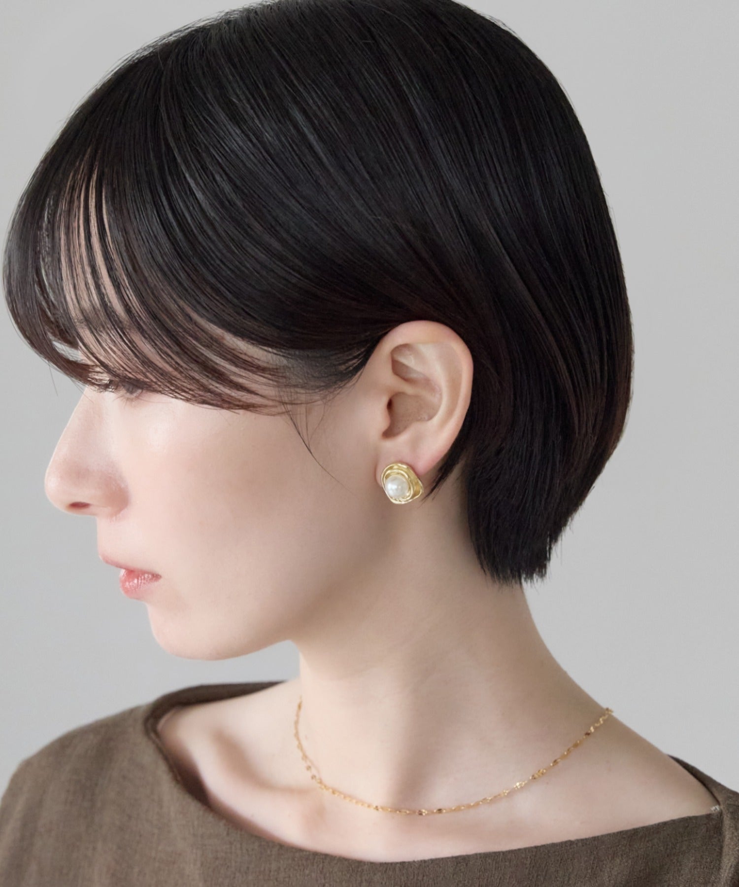 ciite' シーテ イヤリング シリコン付 デザインパール イヤリング