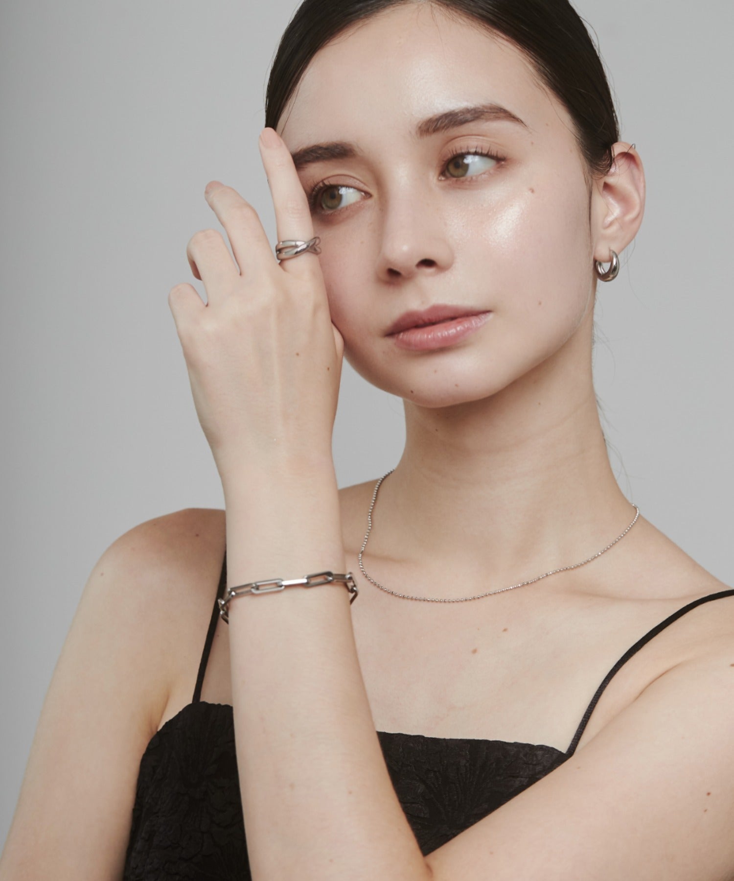 ciite' シーテ ブレスレット 【 金属アレルギー対応 】 シンプルチェーンブレスレット サージカルステンレス