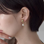 ciite' シーテ イヤリング シリコン付 デザインパール イヤリング