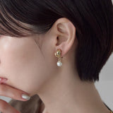 ciite' シーテ イヤリング シリコン付 デザインパール イヤリング