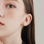 ciite' シーテ ピアス（両耳用） 【 金属アレルギー対応 】 ノットピアス サージカルステンレス (両耳用)