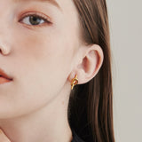 ciite' シーテ ピアス（両耳用） 【 金属アレルギー対応 】 ノットピアス サージカルステンレス (両耳用)