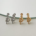 ciite' シーテ イヤリング 【 金属アレルギー対応 】 ノット イヤリング サージカルステンレス (両耳用)