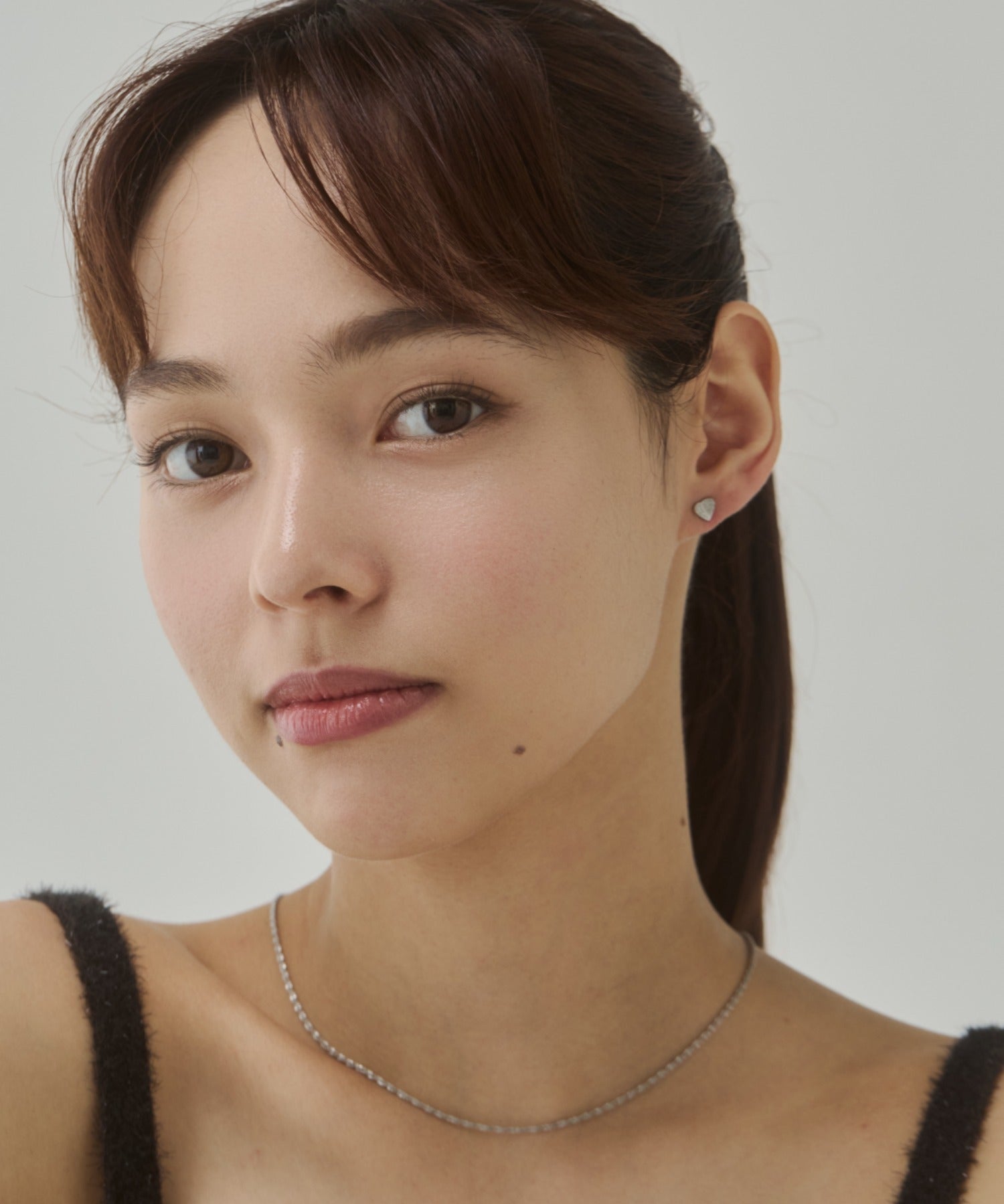 ciite' シーテ ピアス（両耳用） 【 金属アレルギー対応 】グリッターハートピアス サージカルステンレス（両耳用）