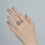 ciite' シーテ リング 【 金属アレルギー対応 】 ノットニュアンス リング サージカルステンレス