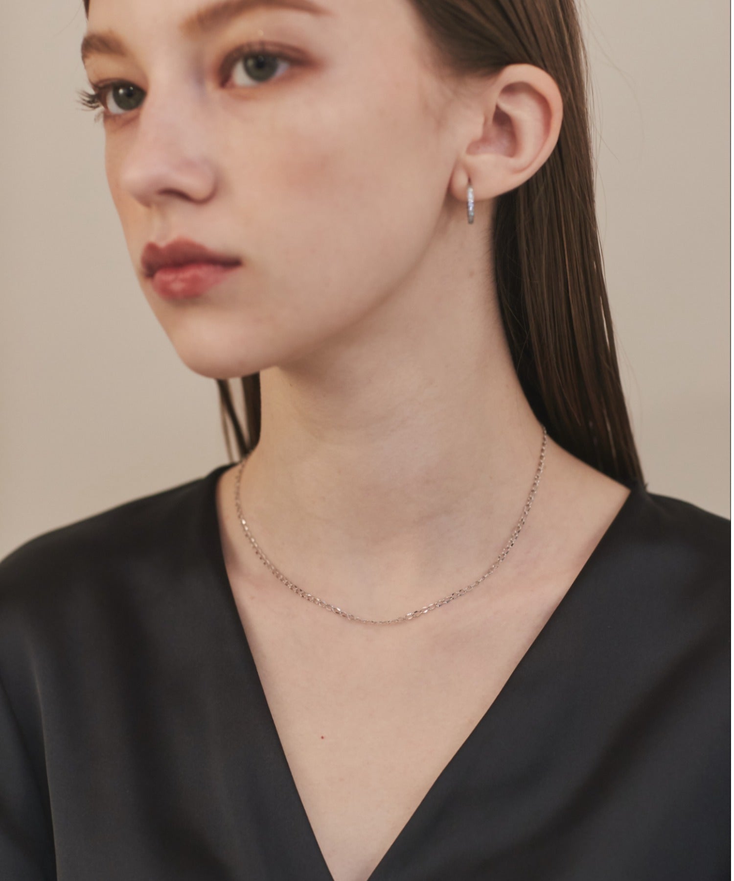 ciite' シーテ ネックレス 【 金属アレルギー対応 】 シンプルチェーンネックレス