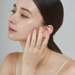 ciite' シーテ リング 【 金属アレルギー対応 】 ジルコニアデザインリング サージカルステンレス