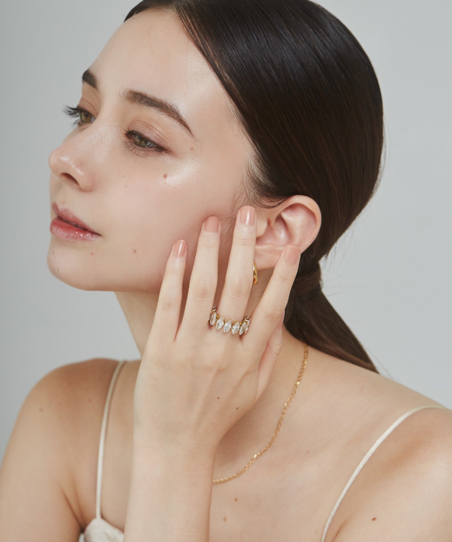 ciite' シーテ リング 【 金属アレルギー対応 】 ジルコニアデザインリング サージカルステンレス