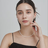 ciite' シーテ ネックレス 【 金属アレルギー対応 】 シンプルパールネックレス サージカルステンレス