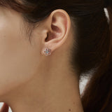ciite' シーテ ピアス（両耳用） 【 金属アレルギー対応 】フラワービジューピアス サージカルステンレス（両耳用）
