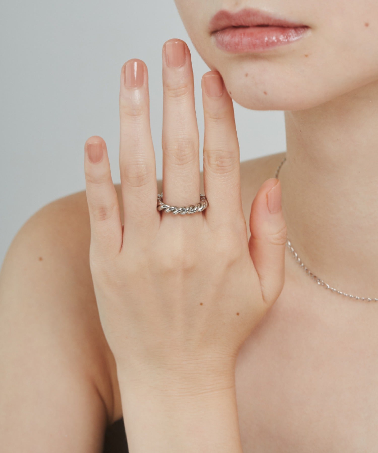 ciite' シーテ リング 【 金属アレルギー対応 】 ツイストリング サージカルステンレス