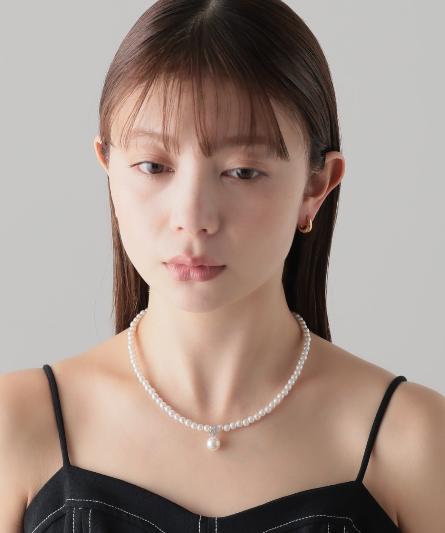 ciite' シーテ ネックレス パールビジュー ネックレス