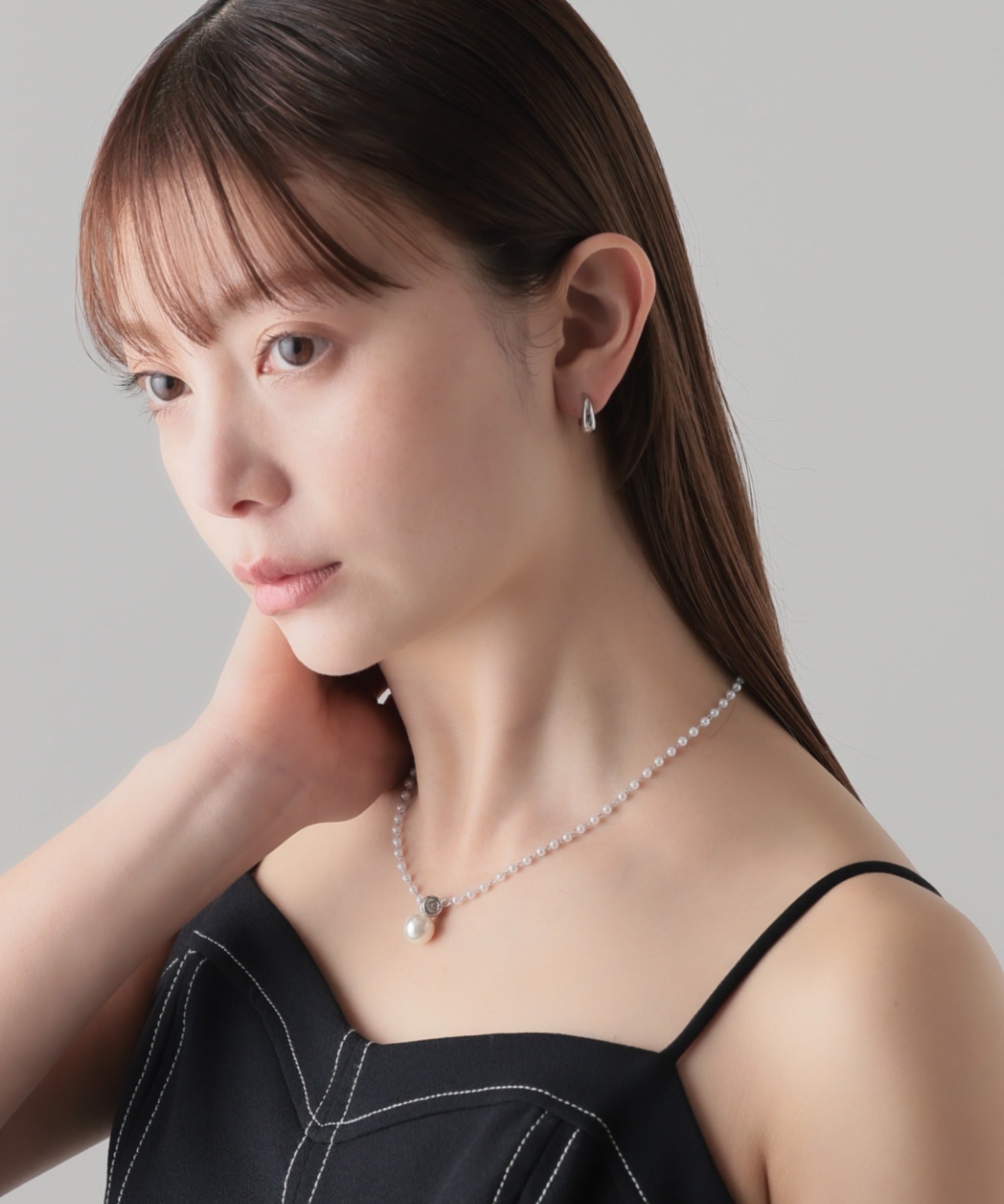 ciite' シーテ ネックレス パールビジューネックレス