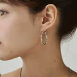 ciite' シーテ ピアス（両耳用） 【 金属アレルギー対応 】ツイストフープピアス サージカルステンレス（両耳用）
