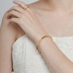 ciite' シーテ ブレスレット 【 金属アレルギー対応 】 シンプルバングル サージカルステンレス