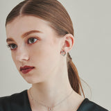 ciite' シーテ ピアス（両耳用） 【 金属アレルギー対応 】 ハートモチーフピアス サージカルステンレス (両耳用)