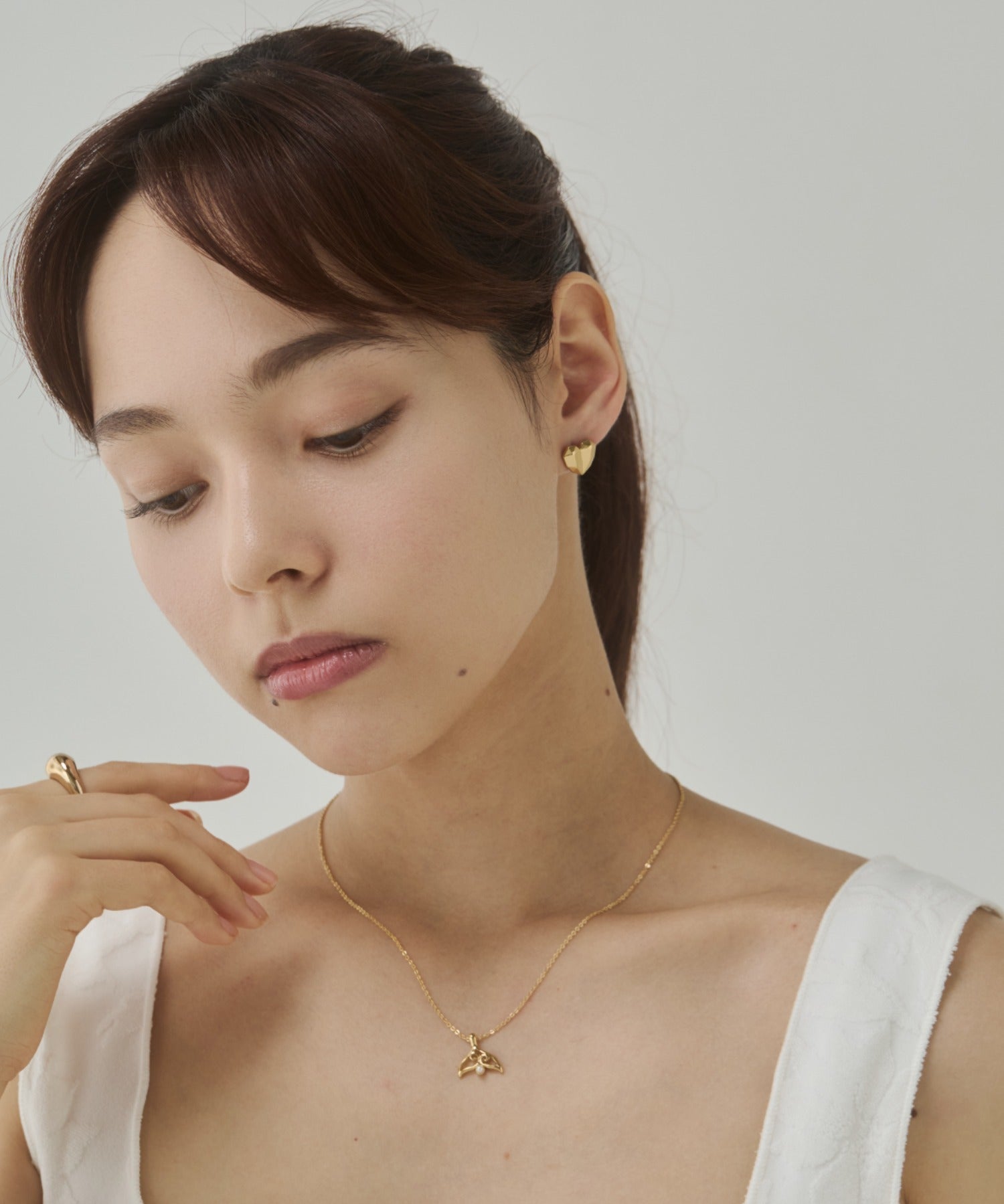 ciite' シーテ ピアス（両耳用） 【 金属アレルギー対応 】デザインハートピアス サージカルステンレス（両耳用）