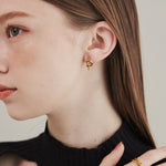 ciite' シーテ ピアス（両耳用） 【 金属アレルギー対応 】 ノットピアス サージカルステンレス (両耳用)