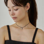 ciite' シーテ ネックレス メタルハートトップ コードチョーカー / ネックレス